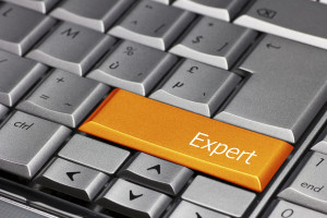 Computer Key orange - expert